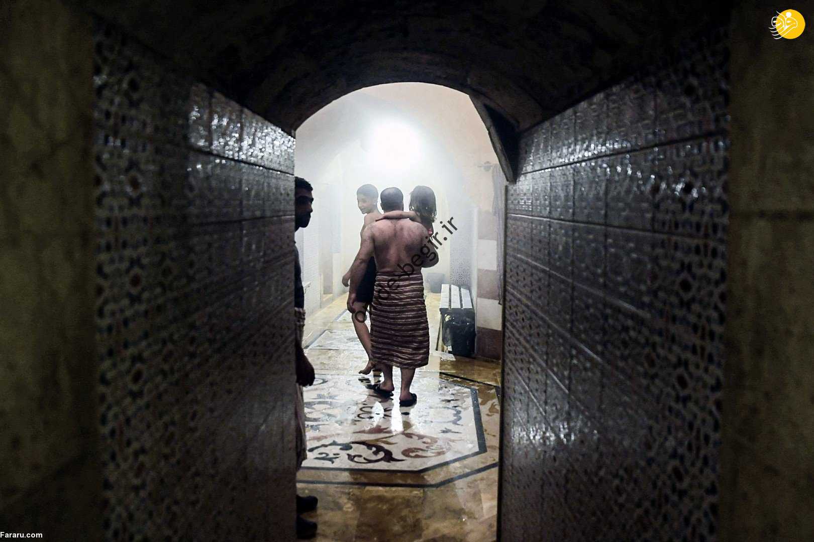 (فیلم) غنای حمام های سنتی در حلب