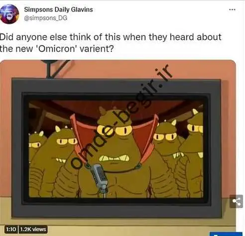 پیش بینی های عجیب کارتون های سیمپسون از وقایع سال 2021