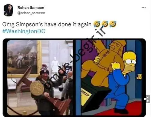 پیش بینی های عجیب کارتون های سیمپسون از وقایع سال 2021