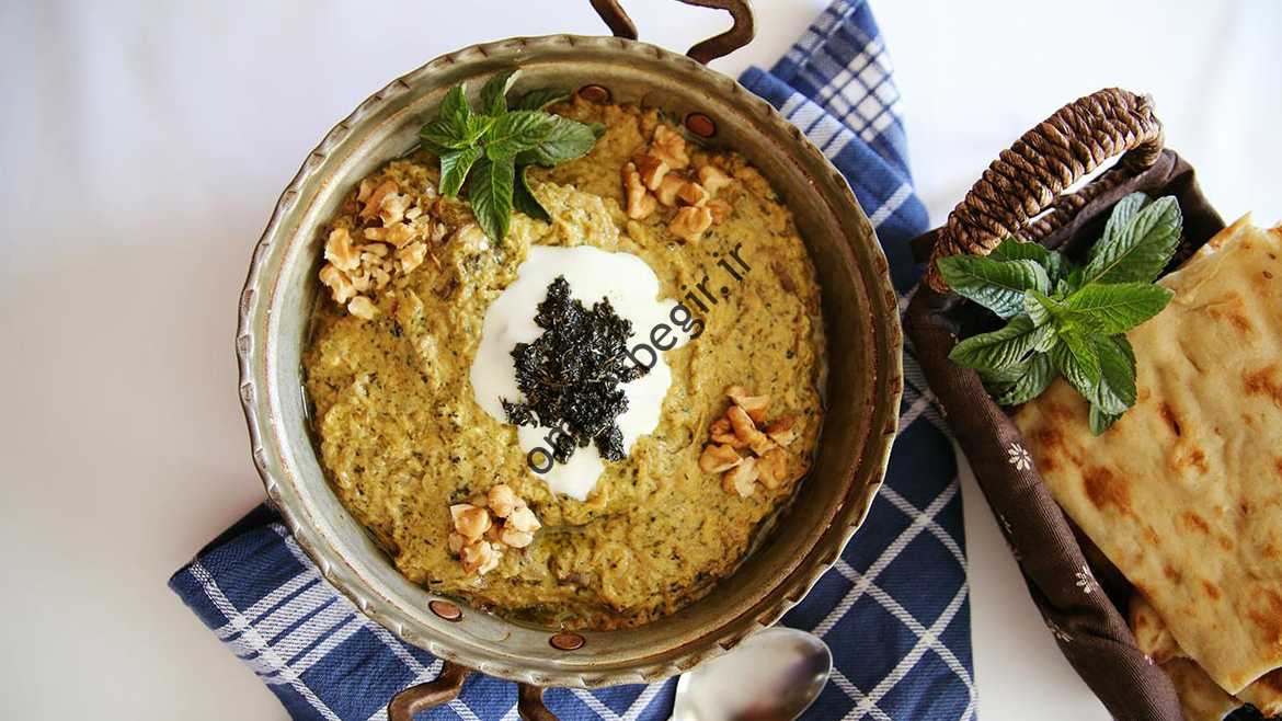 طرز تهیه لیم ایمادمجان ، ، خوشمزه جذاب حلیم ایمادمجان